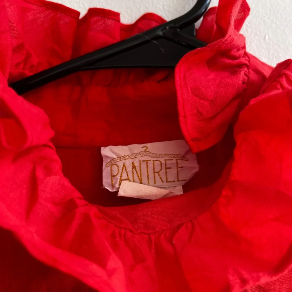 vintage red blouse - Picture 5 of 5